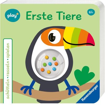 Ravensburger, Livres pour bébé, play+ schütteln, rasseln, spielen: Erste Tiere (Allemand) - Publicité Ravensburger, Livres pour bébé, play+ schütteln, rasseln, spielen: Erste Tiere (Allemand) - Publicité
