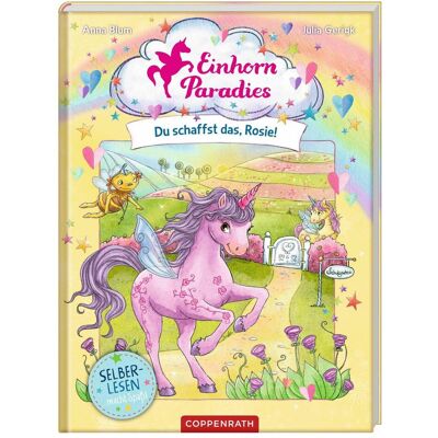Coppenrath Einhorn-Paradies (Leseanfänger, Bd. 2), Livre pour enfants de Julia Gerigk, Anna Blum - Publicité Coppenrath Einhorn-Paradies (Leseanfänger, Bd. 2), Livre pour enfants de Julia Gerigk, Anna Blum - Publicité