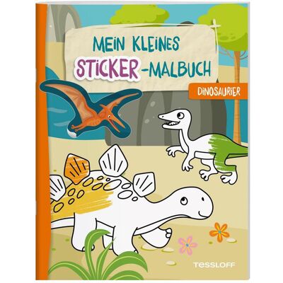 Tessloff Mon petit livre de coloriage d'autocollants. Dinosaures - Publicité Tessloff Mon petit livre de coloriage d'autocollants. Dinosaures - Publicité