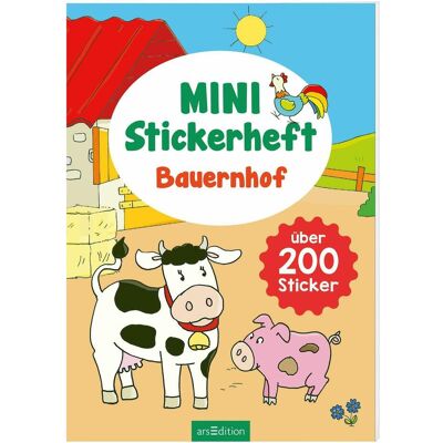 Ars Edition, Autocollants, MINI-Stickerheft – Bauernhof (200 Autocollants) - Publicité Ars Edition, Autocollants, MINI-Stickerheft – Bauernhof (200 Autocollants) - Publicité