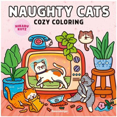 Ravensburger Cozy Coloring - Naughty Cats - Publicité Ravensburger Cozy Coloring - Naughty Cats - Publicité