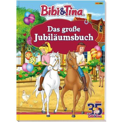 Panini Bibi & Tina: Das grosse Jubiläumsbuch, Livre pour enfants de Claudia Weber, Klaus-P. guerrier, Carolin Böttler, Ulf Tiehm, Marina Turina, Ulli Herzog - Publicité Panini Bibi & Tina: Das grosse Jubiläumsbuch, Livre pour enfants de Claudia Weber, Klaus-P. guerrier, Carolin Böttler, Ulf Tiehm, Marina Turina, Ulli Herzog - Publicité