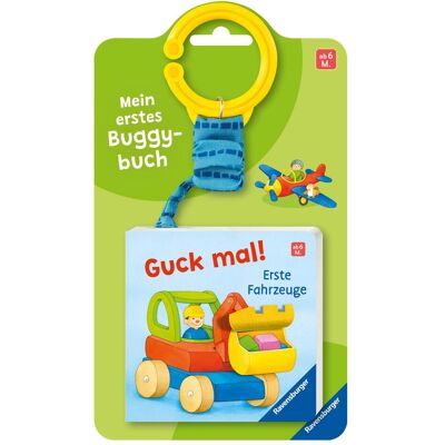 Ravensburger, Livres pour bébé, Mein erstes Buggybuch: Guck mal! Erste Fahrzeuge (Allemand) - Publicité Ravensburger, Livres pour bébé, Mein erstes Buggybuch: Guck mal! Erste Fahrzeuge (Allemand) - Publicité