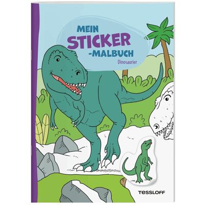 Tessloff, Autocollants, Mein Sticker-Malbuch. Dinosaurier (25 Autocollants) - Publicité Tessloff, Autocollants, Mein Sticker-Malbuch. Dinosaurier (25 Autocollants) - Publicité