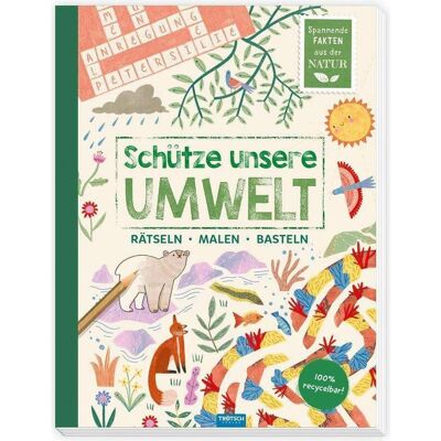 Trötsch Livre d'activités Protégeons notre environnement Casse-tête Peinture Bricolage Animaux - Publicité Trötsch Livre d'activités Protégeons notre environnement Casse-tête Peinture Bricolage Animaux - Publicité