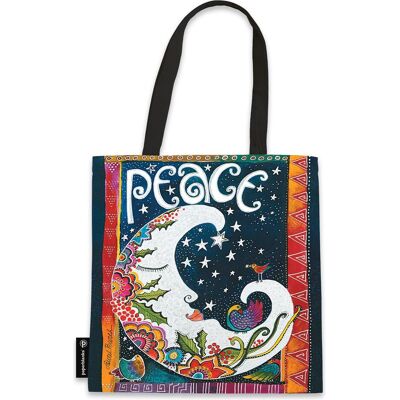 Paperblanks, Cahier + bloc-notes, Sacs en toile - Paix - Sac en toile - - Publicité Paperblanks, Cahier + bloc-notes, Sacs en toile - Paix - Sac en toile - - Publicité