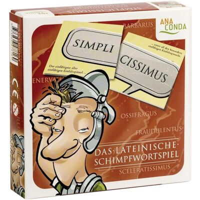 Anaconda Simplicissimus Le jeu latin des gros mots (Allemand, 2 - 6 Joueur) - Publicité Anaconda Simplicissimus Le jeu latin des gros mots (Allemand, 2 - 6 Joueur) - Publicité