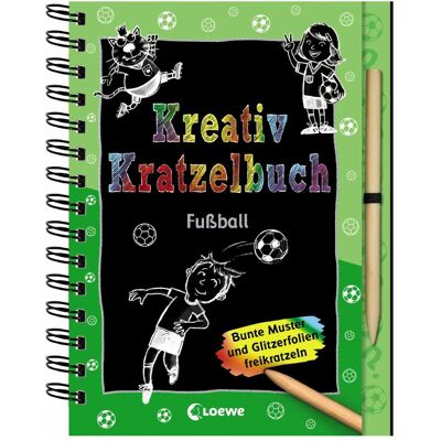 Loewe Verlag Kreativ-Kratzelbuch: Fussball - Publicité Loewe Verlag Kreativ-Kratzelbuch: Fussball - Publicité
