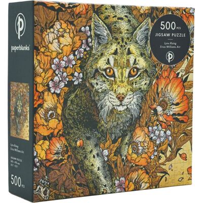 Paperblanks Puzzles - L’Ascension du Lynx - Puzzle - 500 pièces (500 pièces) - Publicité Paperblanks Puzzles - L’Ascension du Lynx - Puzzle - 500 pièces (500 pièces) - Publicité