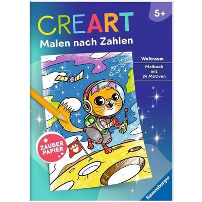 Ravensburger CreArt Peinture par numéros à partir de 5 ans, Papier magique : Espace - Publicité Ravensburger CreArt Peinture par numéros à partir de 5 ans, Papier magique : Espace - Publicité