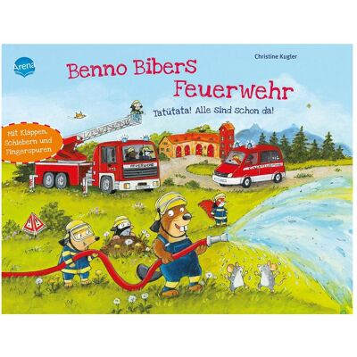 Arena Benno Bibers Feuerwehr, Livre pour enfants de Christine Kugler - Publicité Arena Benno Bibers Feuerwehr, Livre pour enfants de Christine Kugler - Publicité