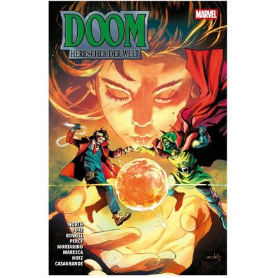 Panini Doom: Herrscher der Welt Sonderband, Fiction de Pasqual Ferry, Benjamin Percy., Puits de Rowell arc-en-ciel, Ryan North, Elena Casagrande, Luca Maresca, Kyle Hotz, Roberta Ingranata, Bernd Kronsbein, Jethro Morales, Steve Foxe, Francesco Mortarino, - Publicité Panini Doom: Herrscher der Welt Sonderband, Fiction de Pasqual Ferry, Benjamin Percy., Puits de Rowell arc-en-ciel, Ryan North, Elena Casagrande, Luca Maresca, Kyle Hotz, Roberta Ingranata, Bernd Kronsbein, Jethro Morales, Steve Foxe, Francesco Mortarino, - Publicité