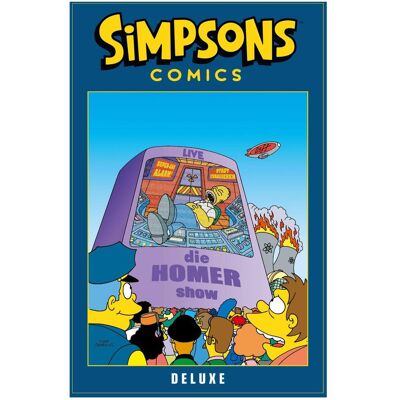 Panini Die Simpsons Comics Deluxe, Fiction de Matt Groening., Matthias Wieland, Martin Schlömer - Publicité Panini Die Simpsons Comics Deluxe, Fiction de Matt Groening., Matthias Wieland, Martin Schlömer - Publicité