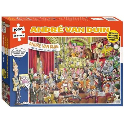 Puzzle André van Duin - 60 ans de métier, 1000 pièces. (1000 pièces) - Publicité Puzzle André van Duin - 60 ans de métier, 1000 pièces. (1000 pièces) - Publicité