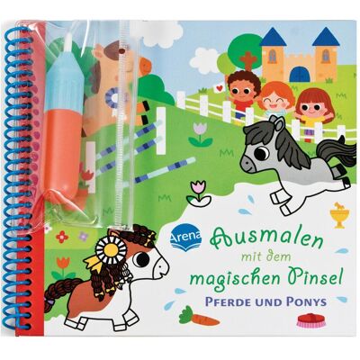 Arena Ausmalen mit dem magischen Pinsel. Pferde und... Publicité Arena Ausmalen mit dem magischen Pinsel. Pferde und... Publicité