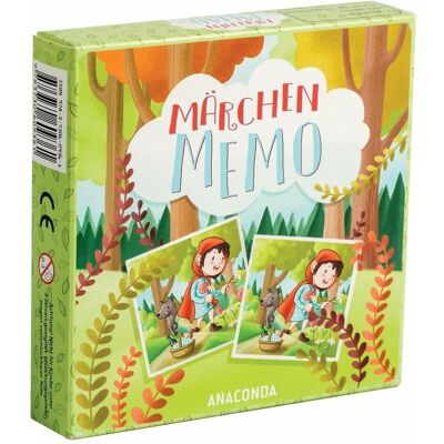 Anaconda Le mémo des contes de fées. Jeu de mémo (Allemand, 2 - 6 Joueur) - Publicité Anaconda Le mémo des contes de fées. Jeu de mémo (Allemand, 2 - 6 Joueur) - Publicité