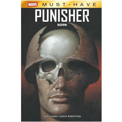 Panini Marvel Must-Have: Punisher - Born, Fiction de Garth Ennis, Darick Robertson - Publicité Panini Marvel Must-Have: Punisher - Born, Fiction de Garth Ennis, Darick Robertson - Publicité
