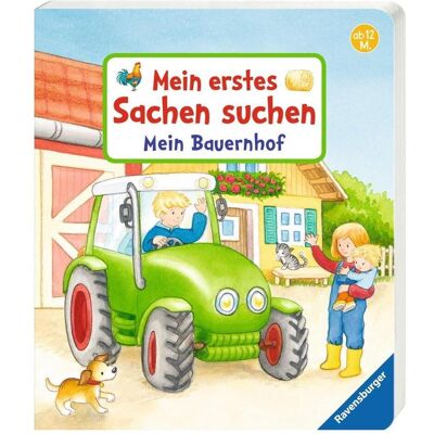 Ravensburger Mein erstes Sachen suchen: Mein Bauernhof, Livre pour enfants de Sandra Grimm - Publicité Ravensburger Mein erstes Sachen suchen: Mein Bauernhof, Livre pour enfants de Sandra Grimm - Publicité