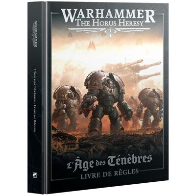 Games Workshop Warhammer 30k - Livre de règles Warhammer 30.000 L'Age des Ténèbres (2025) (Fr) (Papier) - Publicité Games Workshop Warhammer 30k - Livre de règles Warhammer 30.000 L'Age des Ténèbres (2025) (Fr) (Papier) - Publicité