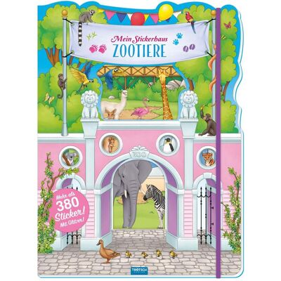 Trötsch, Autocollants, Maison des autocollants Animaux du zoo 24 pages + 6 pages d'autocollants (350 Autocollants) - Publicité Trötsch, Autocollants, Maison des autocollants Animaux du zoo 24 pages + 6 pages d'autocollants (350 Autocollants) - Publicité
