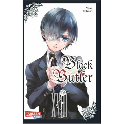Carlsen Black Butler, Band 18, Fiction de Yana Toboso Toboso - Publicité Carlsen Black Butler, Band 18, Fiction de Yana Toboso Toboso - Publicité