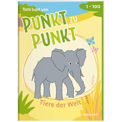 Tessloff Totalement coloré de point à point. Animaux du monde. De 1 à 100, Livre pour enfants de Corina Beurenmeister - Publicité Tessloff Totalement coloré de point à point. Animaux du monde. De 1 à 100, Livre pour enfants de Corina Beurenmeister - Publicité