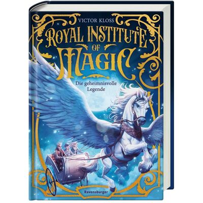 Ravensburger Royal Institute of Magic, Band 4 - Die geheimnisvolle Legende, Livre pour enfants de Victor Kloss, Helge Vogt, Sabine Felsberg - Publicité Ravensburger Royal Institute of Magic, Band 4 - Die geheimnisvolle Legende, Livre pour enfants de Victor Kloss, Helge Vogt, Sabine Felsberg - Publicité