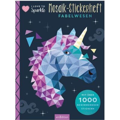 Ars Edition, Autocollants, Stickerbuch - Love to Sparkle (Fabelwesen) (1000 Autocollants) - Publicité Ars Edition, Autocollants, Stickerbuch - Love to Sparkle (Fabelwesen) (1000 Autocollants) - Publicité