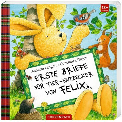 Coppenrath, Livres pour bébé, Premières lettres pour les explorateurs d'animaux de Felix (Allemand) - Publicité Coppenrath, Livres pour bébé, Premières lettres pour les explorateurs d'animaux de Felix (Allemand) - Publicité