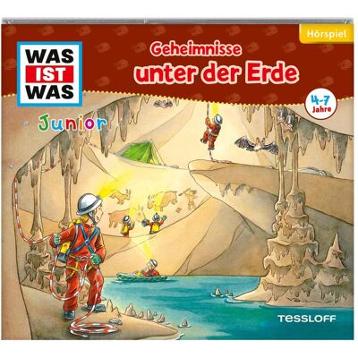 Tessloff WAS IST WAS Junior - jeu radiophonique. Les secrets sous la terre, Livres audio de Benjamin Schreuder - Publicité Tessloff WAS IST WAS Junior - jeu radiophonique. Les secrets sous la terre, Livres audio de Benjamin Schreuder - Publicité