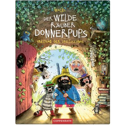 Coppenrath Der wilde Räuber Donnerpups - Band 3. Freitag der Dreizehnte, Livre pour enfants - Publicité Coppenrath Der wilde Räuber Donnerpups - Band 3. Freitag der Dreizehnte, Livre pour enfants - Publicité