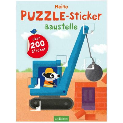 Ars Edition, Autocollants, Meine Puzzle-Sticker Baustelle (200 Autocollants) - Publicité Ars Edition, Autocollants, Meine Puzzle-Sticker Baustelle (200 Autocollants) - Publicité