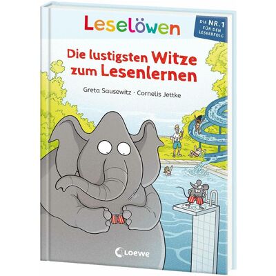 Loewe Leselöwen - Die lustigsten Witze zum Lesenlernen, Manuels scolaires de Greta Sausewitz, Cornelis Jettke - Publicité Loewe Leselöwen - Die lustigsten Witze zum Lesenlernen, Manuels scolaires de Greta Sausewitz, Cornelis Jettke - Publicité