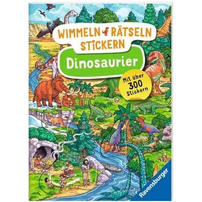 Ravensburger, Autocollants, Wimmeln, Rätseln, Stickern: Dinosaurier (300 Autocollants) - Publicité Ravensburger, Autocollants, Wimmeln, Rätseln, Stickern: Dinosaurier (300 Autocollants) - Publicité