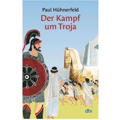DTV Der Kampf um Troja, Livre pour enfants de Paul Champ de poules, Carl Durban - Publicité DTV Der Kampf um Troja, Livre pour enfants de Paul Champ de poules, Carl Durban - Publicité
