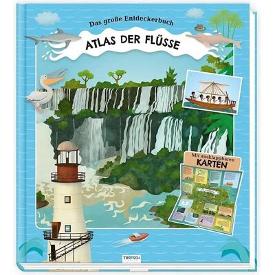 Trötsch Atlas der Flüsse, Livre pour enfants de Sekaninov, Stepnka - Publicité Trötsch Atlas der Flüsse, Livre pour enfants de Sekaninov, Stepnka - Publicité