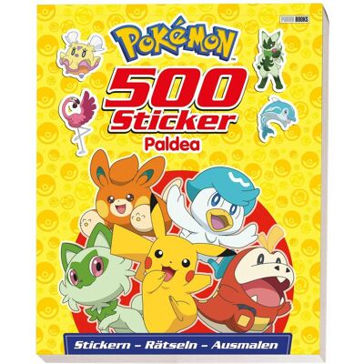 Panini, Autocollants, Pokémon: 500 Sticker Paldea - Stickern - Rätseln - Ausmalen (500 Autocollants) - Publicité Panini, Autocollants, Pokémon: 500 Sticker Paldea - Stickern - Rätseln - Ausmalen (500 Autocollants) - Publicité