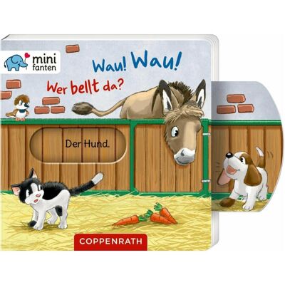 Coppenrath, Livres pour bébé, minifanten 40: Wau! Wau! Wer bellt da? (Allemand) - Publicité Coppenrath, Livres pour bébé, minifanten 40: Wau! Wau! Wer bellt da? (Allemand) - Publicité