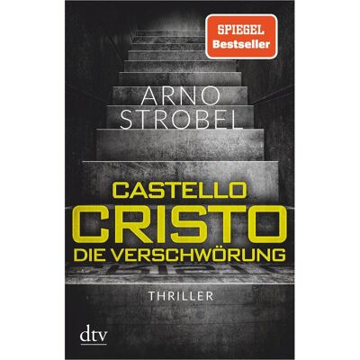 DTV Castello Cristo, Die Verschwörung, Fiction de Arno Strobel - Publicité DTV Castello Cristo, Die Verschwörung, Fiction de Arno Strobel - Publicité