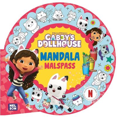 Nelson Gabby's Dollhouse: Mandala-Malspass - Publicité Nelson Gabby's Dollhouse: Mandala-Malspass - Publicité