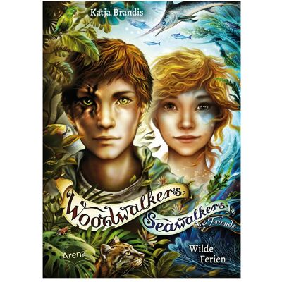 Arena Woodwalkers & Friends/Seawalkers & Friends. Wilde Ferien, Livre pour enfants de Claudia Carls, Katja Brandis - Publicité Arena Woodwalkers & Friends/Seawalkers & Friends. Wilde Ferien, Livre pour enfants de Claudia Carls, Katja Brandis - Publicité