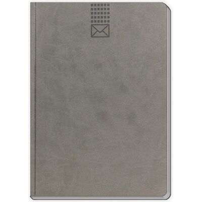 Trötsch, Cahier + bloc-notes, Carnet d'adresses Soft Touch A5 Anthracite (A5) - Publicité Trötsch, Cahier + bloc-notes, Carnet d'adresses Soft Touch A5 Anthracite (A5) - Publicité