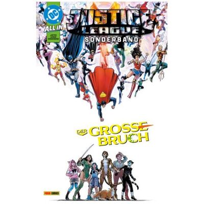 Panini Justice League Sonderband, Fiction de Mark Waid, Dan Mora - Publicité Panini Justice League Sonderband, Fiction de Mark Waid, Dan Mora - Publicité