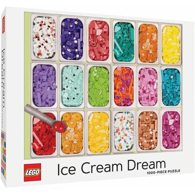 Abrams & Chronicle LEGO Ice Cream Dreams Puzzle (1000 pièces) - Publicité Abrams & Chronicle LEGO Ice Cream Dreams Puzzle (1000 pièces) - Publicité