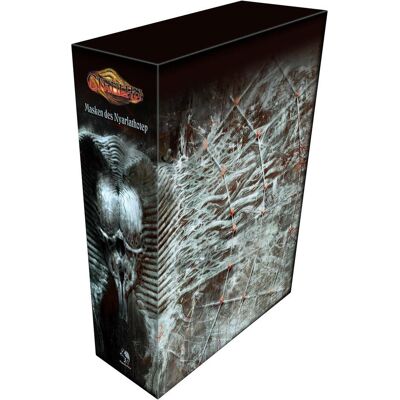 Pegasus 40079G - Cthulhu : Masques de Nyarlathotep (DE Edition)) (Allemand, 3 - 6 Joueur) - Publicité Pegasus 40079G - Cthulhu : Masques de Nyarlathotep (DE Edition)) (Allemand, 3 - 6 Joueur) - Publicité