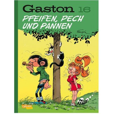 Carlsen Gaston Neuedition 16: Pfeifen, Pech und Pannen, Fiction de André Franquin - Publicité Carlsen Gaston Neuedition 16: Pfeifen, Pech und Pannen, Fiction de André Franquin - Publicité