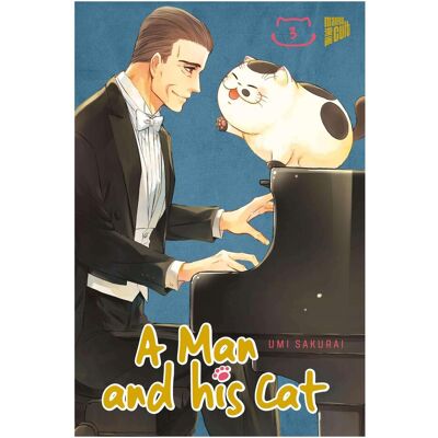 Manga Cult A Man And His Cat 3, Fiction de Verena Maser, Umi Sakurai - Publicité Manga Cult A Man And His Cat 3, Fiction de Verena Maser, Umi Sakurai - Publicité