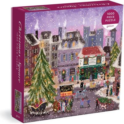 Abrams & Chronicle Joy Laforme Christmas Square 1000 Piece Puzzle in Square Box, Guide de Galison - Publicité Abrams & Chronicle Joy Laforme Christmas Square 1000 Piece Puzzle in Square Box, Guide de Galison - Publicité