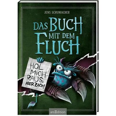 Ars Edition Das Buch mit dem Fluch – Hol mich raus, aber zack! (Das Buch mit dem Fluch 2), Livre pour enfants de Thorsten Berger, Jens Schumacher - Publicité Ars Edition Das Buch mit dem Fluch – Hol mich raus, aber zack! (Das Buch mit dem Fluch 2), Livre pour enfants de Thorsten Berger, Jens Schumacher - Publicité