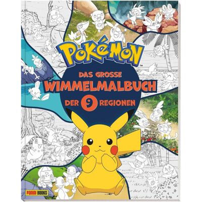 Panini Pokémon: Das grosse Wimmelmalbuch der 9 Regionen - Publicité Panini Pokémon: Das grosse Wimmelmalbuch der 9 Regionen - Publicité